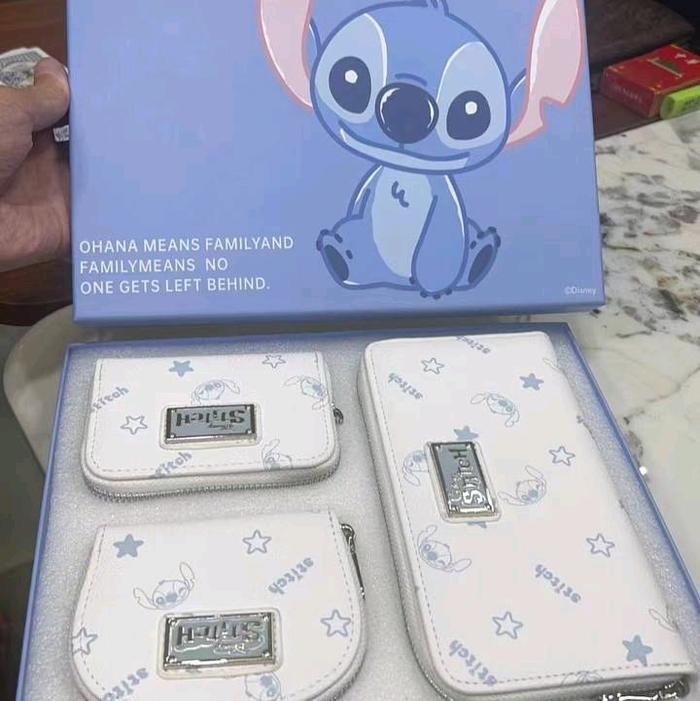 Disney Original Set Dompet Stitch Series