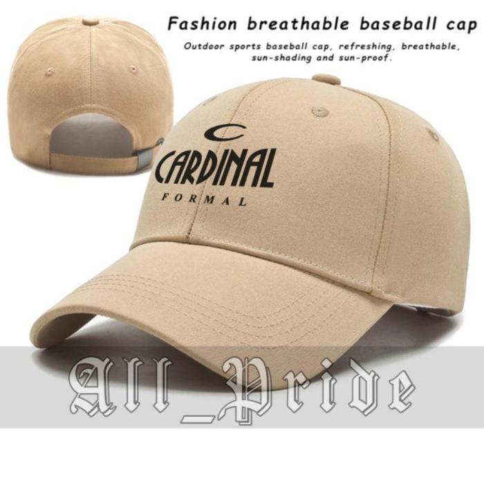 Topi Baseball CARDINAL FORMAL LOGO BLACK Distro Murah Keren Murah Pria Wanita Dewasa
