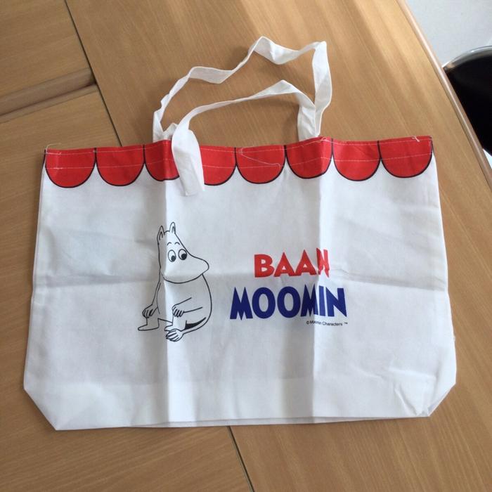 Moomin recycle bag warna putih