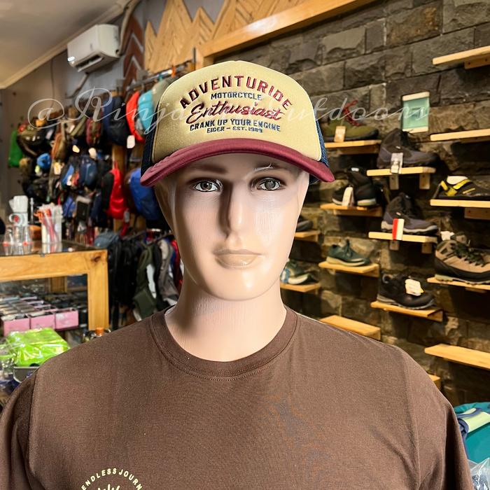 TOPI OFF THE BIKE EIGER ORIGINAL TRUCKER CAP TOPI BASEBALL MESH JARING TOPI JARING OFF THE BIKE TRAC