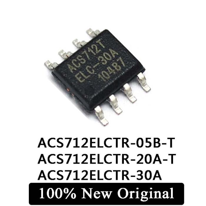 10PCS ACS712ELCTR-05B-T/ACS712ELCTR-20A-T/ACS712ELCTR-30A SOP-8 Chip
