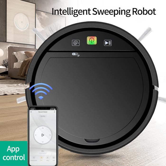 Robot Penyapu Rumah Tangga Cerdas Penyedot Debu Otomatis Menyapu dan