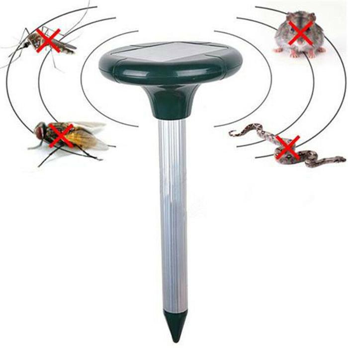 Effective Outdoor Garden Mole Repellent Solar Power Ultrasonic Mole