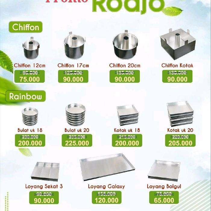 TERBARU CHIFFON RODJO LOKAL KOTAK 18CM