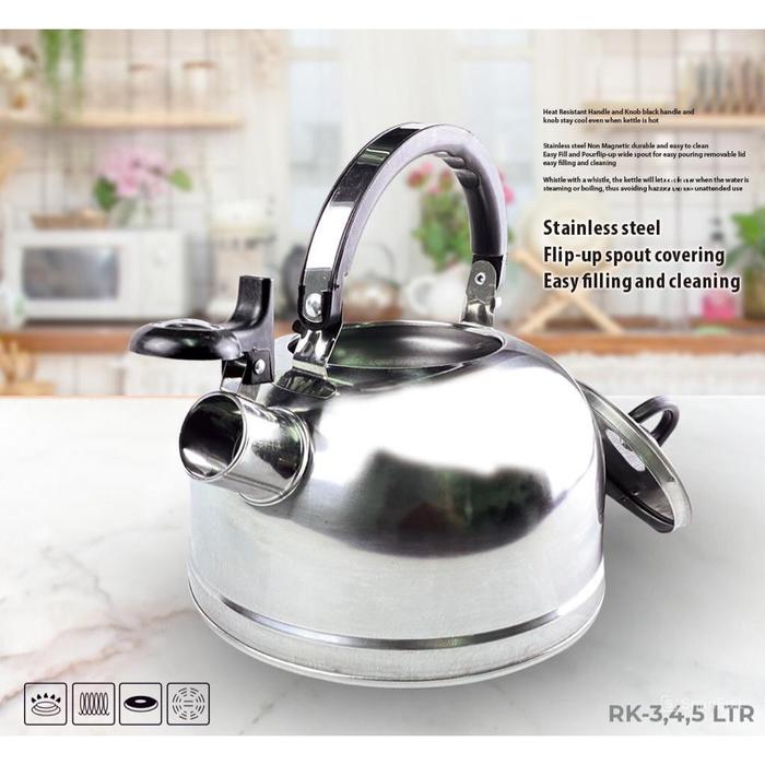 KH- Teko Siul 3 Liter Pemanas Air Minum 3000 ML Kettle Stainless / Teko Air 3 Liter