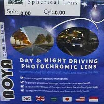 BERKUALITAS Lensa Noya Day&Night Driving Photochromic 1.56