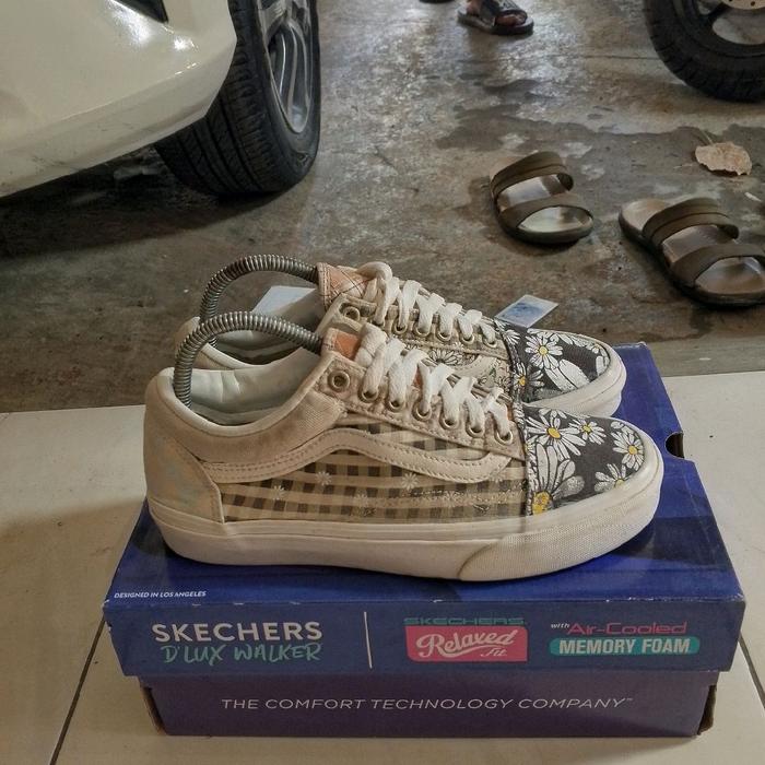 sepatu second branded vans old skool maedaw patchwork original preloved