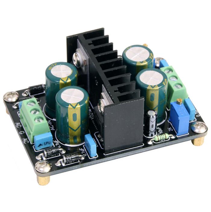 LM317 LM337 Adjustable Filtering Power Supply Board AC-DC Voltage