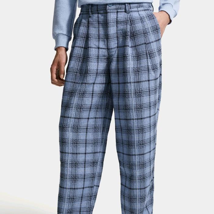 IQ3880 486 Mens Nike Tartan Loose Golf Pants
