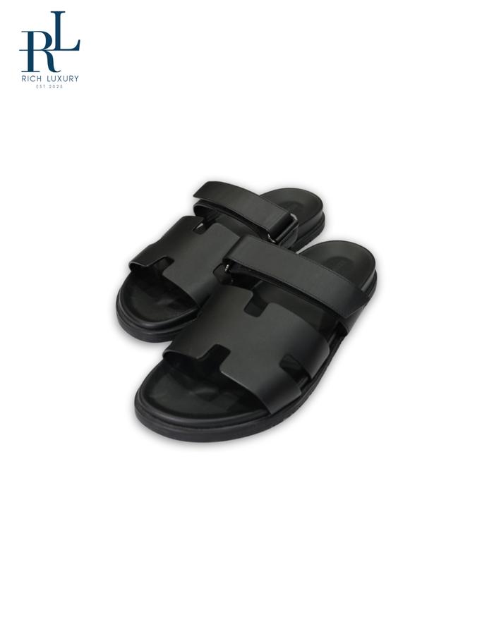 HERMES CHYPRE SANDAL BLACK