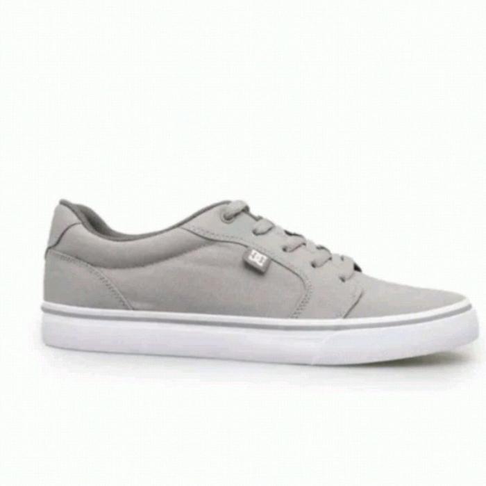 Sepatu DC Anvil Grey White Original