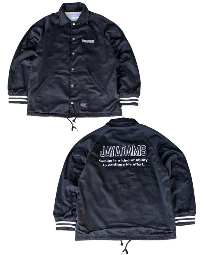 THE LORDS OF DOGTOWN - JAY ADAMS - Jaket Coach Pria Jaket Kanvas Pria Hitam Size L