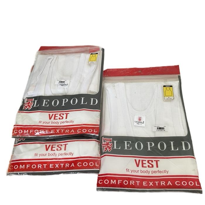 Singlet Pria Leopold / kaos dalam pria Size M-XL