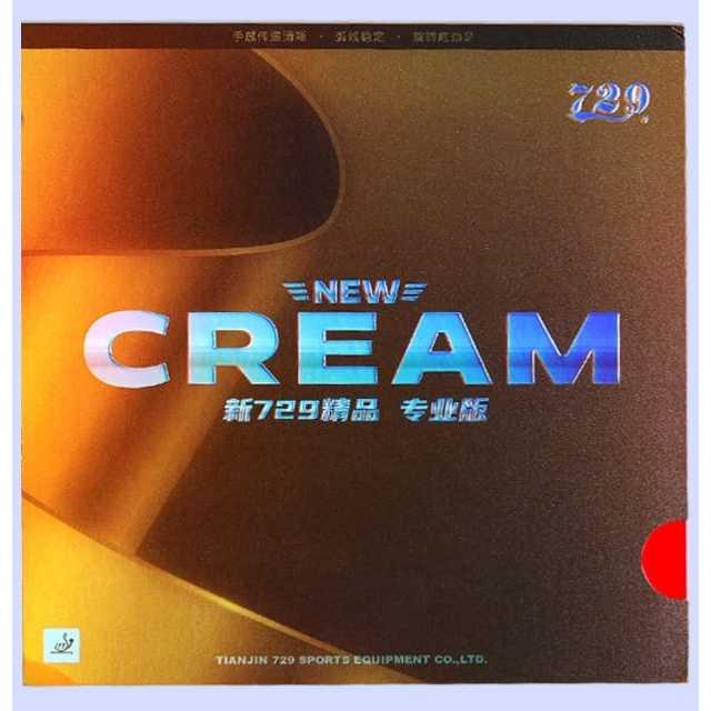 729 New Cream - Karet Bet Pingpong Friendship 729 RITC Rubber Tenis Meja Bat New Cream Sponge Karet