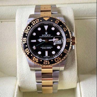 TWO TONE GMT MASTER II OYSTER STRAP SWISS AUTOMATIC SWISS SUPER CLONE