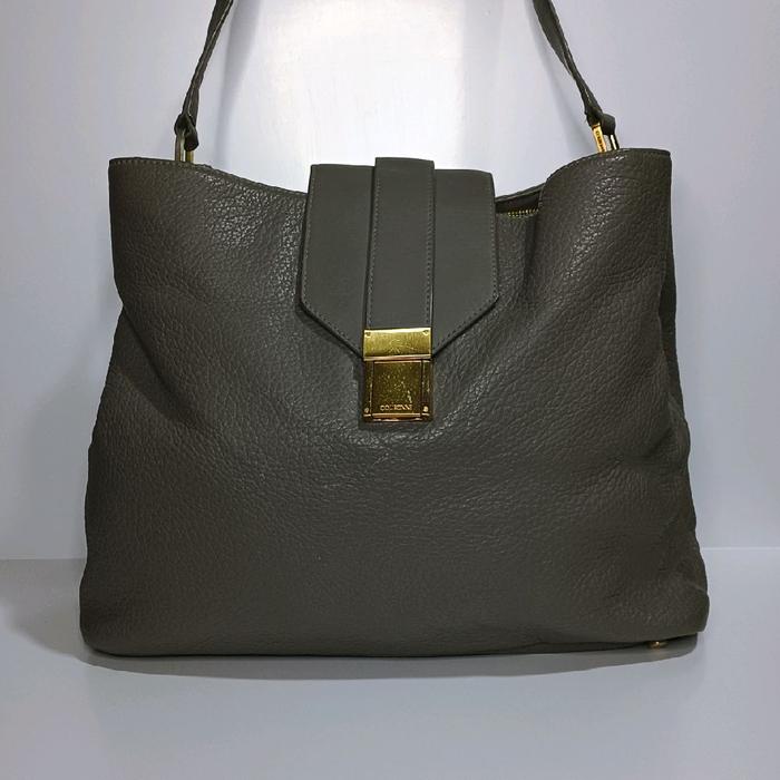 Tas Hobo Corune Warna Taupe Totebag Kulit Gajah