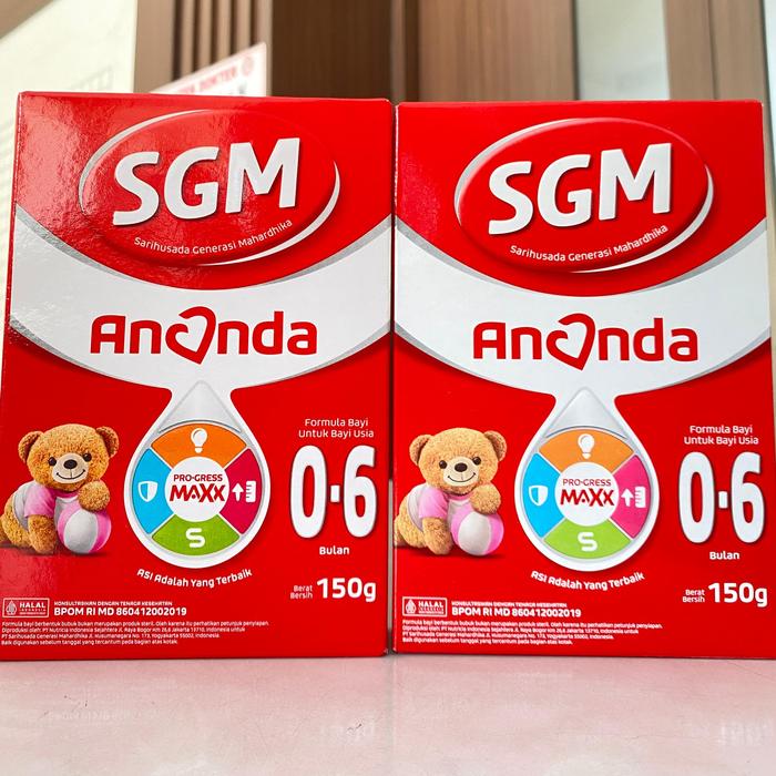 SGM ANANDA 0 - 6 150GR SUSU FOMULA UNTUK BAYI susu bubuk