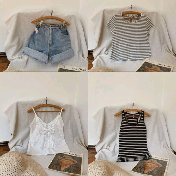 baju thrift blouse wanita pria Casual