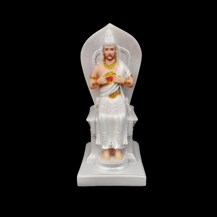 Patung Tyas Dalem Gusti Yesus Kristus 15 cm Candi Hati Kudus Ganjuran Hiasan Rohani Arca Fiberglass