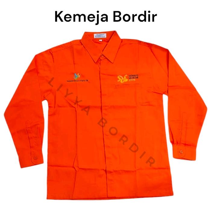 Kemeja Sensus Ekonomi 2026 Kemeja BPS SE 2026 Bordir