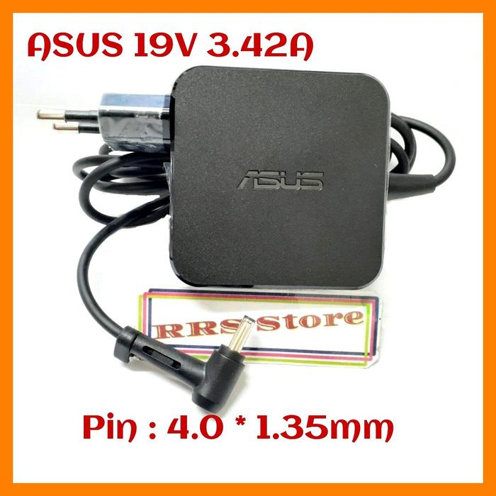 Adaptor Charger asus 19v 3.42a 4.0 * 1.35MM A407MA A407UA A407UF X441UB X441MA X441U A455L A442UR TP