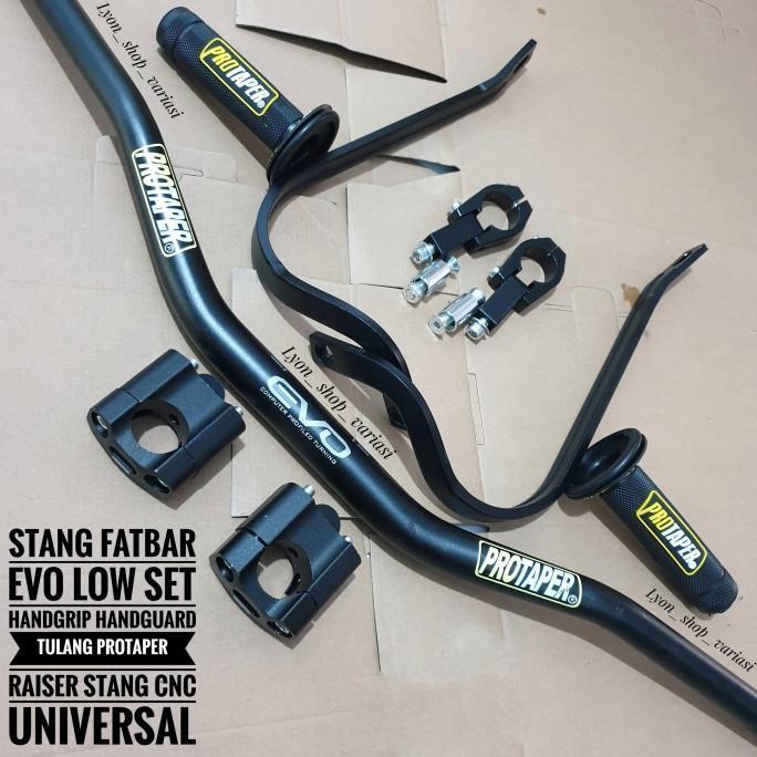 STANG FATBAR PROTAPER EVO LOW SET HANDGUARD TULANG RAISER GRIP