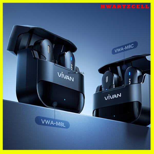 [HWARTZ] VIVAN VWA-M8 mic wireless microphone clip on vlog
