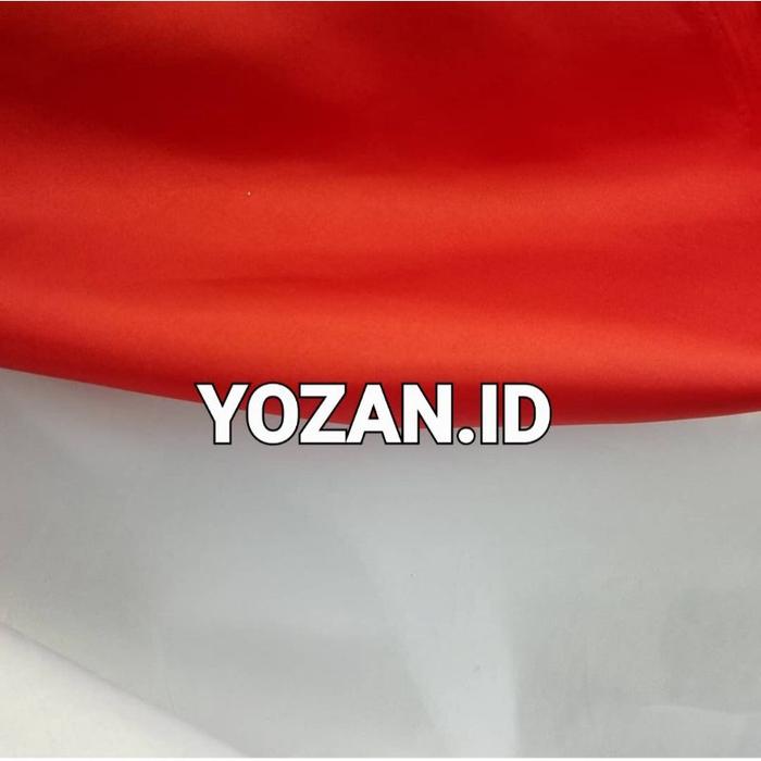 KAIN BENDERA MERAH PUTIH| KAIN BENDERA | KAIN BENDERA BAHAN SATIN | KAIN BENDERA MENGKILAT| MERAH PU