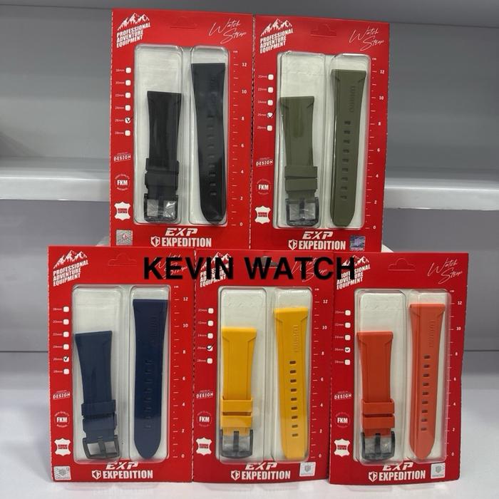Tali Rubber ORIGINAL Jam EXPEDITION E6782 E6782M SIZE 26mm  Watch Watches
