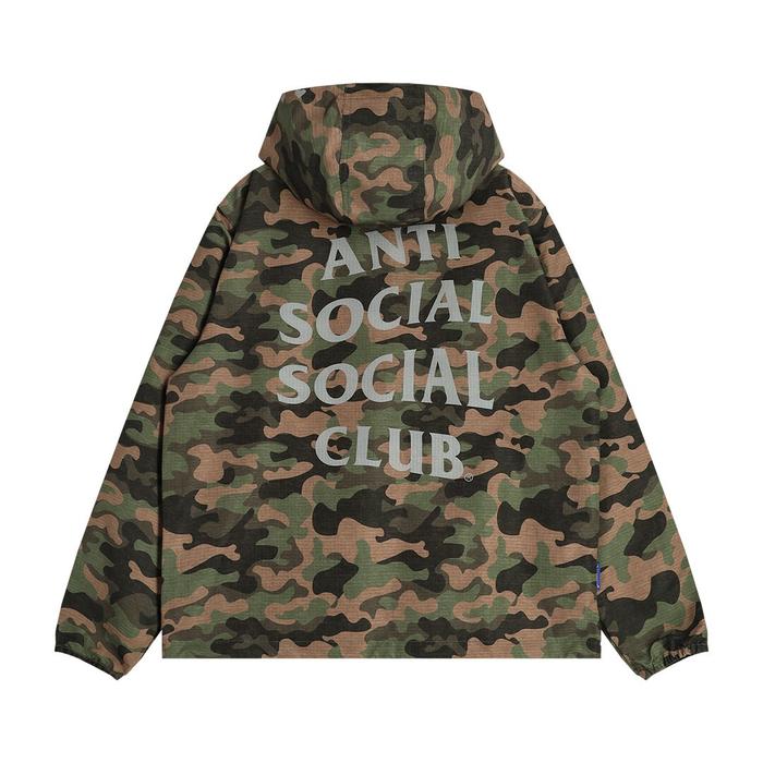 BASECREAM X ANTI SOCIAL SOCIAL CLUB  RIPSTOP ANORAK CAMO