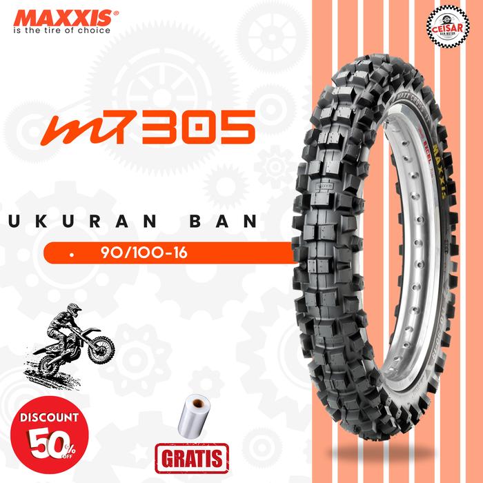 Ban Motor TRAIL MAXXIS M7305 MAXXCROSS 90/100 Ring 16 Non Tubeless