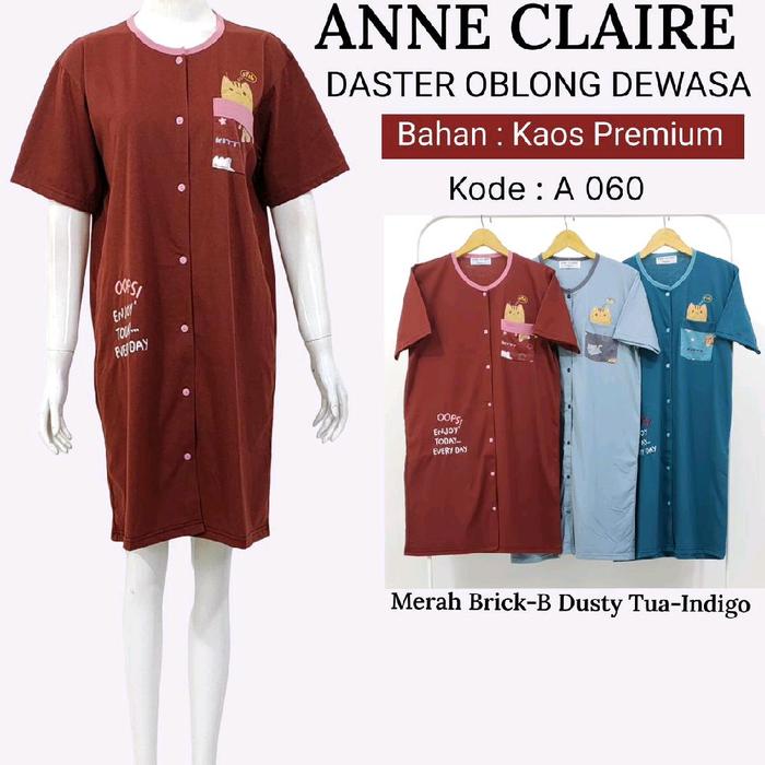 Anne claire Daster Full kancing oblong