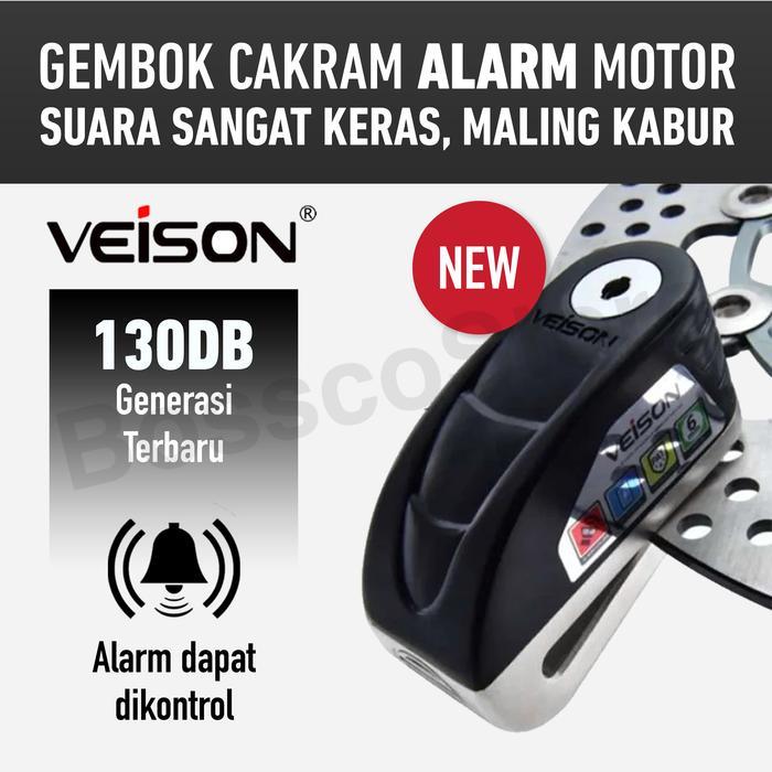 Sale Veison Dx19 Gembok Cakram Alarm Original Upgraded Controllable Alarm Kunci Rem Sepeda Motor Dis