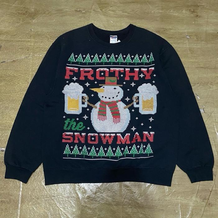 Crewneck Jerzees Snowman L