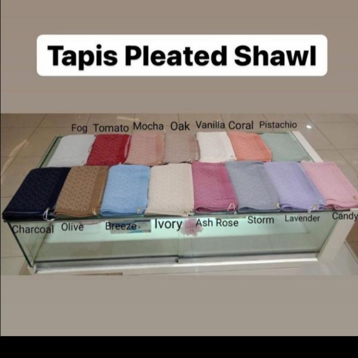 KOMPLIT READY Buttonscraves Tapis pleated shawl