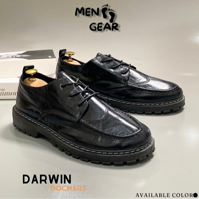 New arrival MENFOOTGEAR Darwin Sepatu Wisuda Pria Sepatu Casual Sepatu Sneakers Kulit Pu Leather Hit
