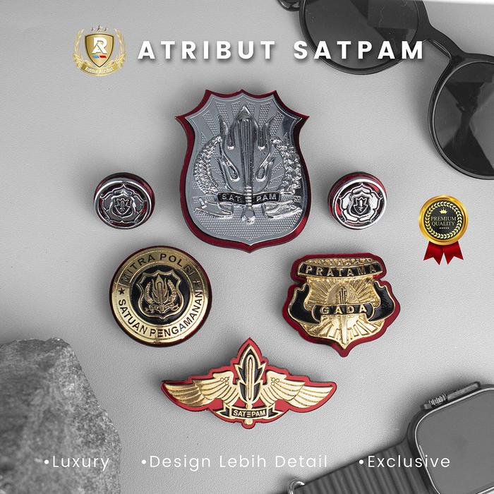 Pin gada satpam | wing satpam | mitra satpam | kewenangan satpam | monogram satpam | brivet satpam e