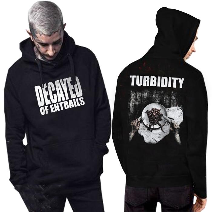 Sweater TURBIDITY - DECAYED Hoodie Jumper Bahan Cotton Fleece