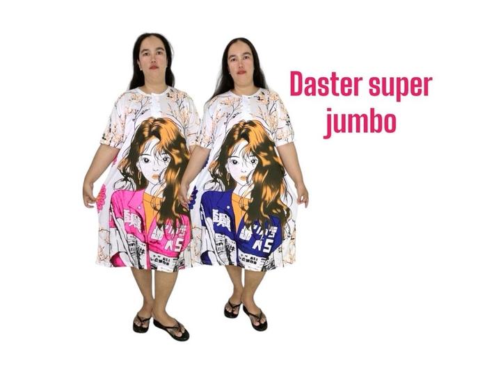 daster xxxl daster kaos LD 130 Nyaman Tebal 2 PCS Motif Pendek Panjang Bumil Fit Kain Kerah Dewasa R