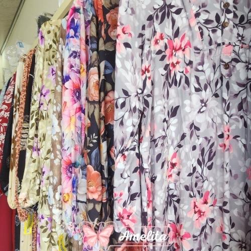 Gamis katun | gamis katun linen