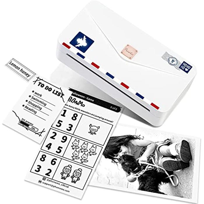 Phomemo Portable Thermal Printer M04AS Mini Sticker Printer Mobile