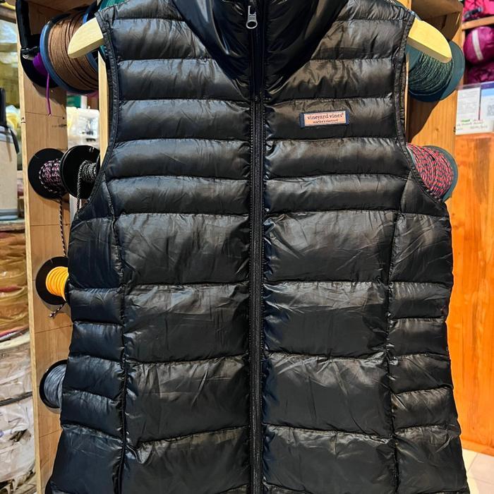 Vineyard Vines Vest Black Woman Rompi Vine Yard Vines windproof anti angin anti air hiking riding ja