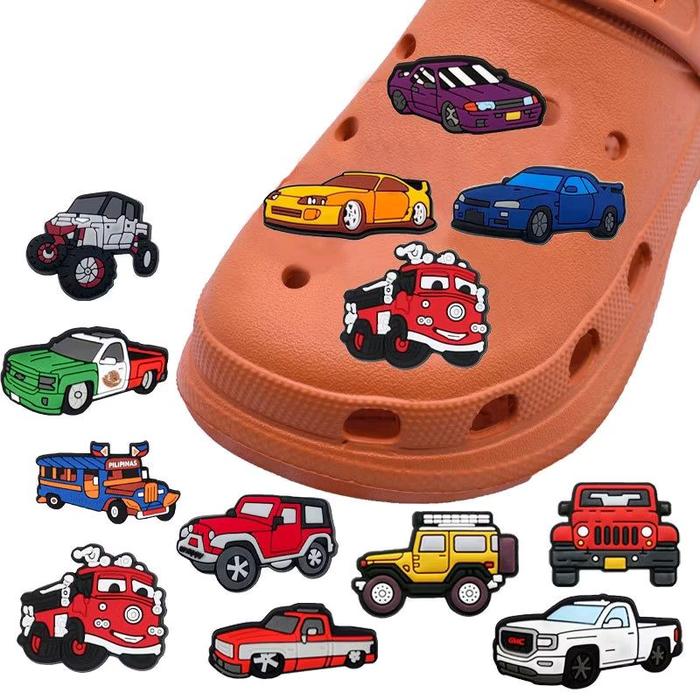 TERBARU AKSESORIS SANDAL JIBBITZ CAR PIN SANDAL BAIM SEPATU CHARM KARAKTER MENARIK LUCU VIRAL KEKINI