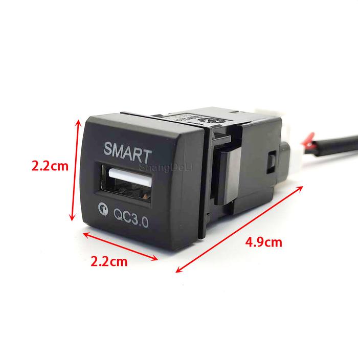 Soket Pengisi Daya USB Mobil 12V/24V Soket Pengisi Daya USB Tipe PD