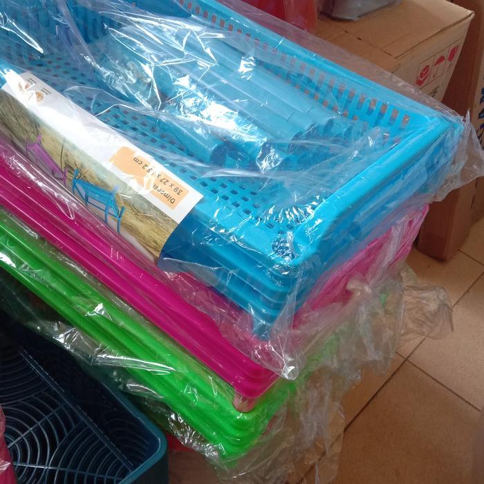 rak serbaguna susun 3 plastik rak kosmetik rak bumbu plastik