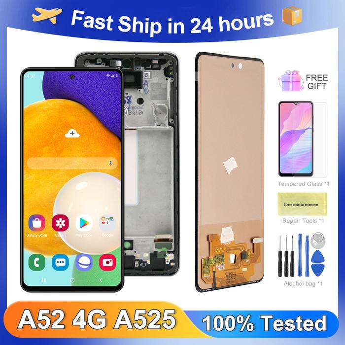100% Tested A525 LCD For Samsung Galaxy A52 4G LCD Display Touch
