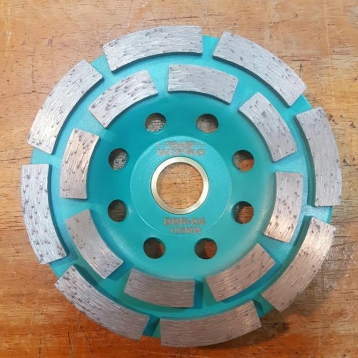 Wipro Diamond Wheel Double Row Cup 4" DDR-04