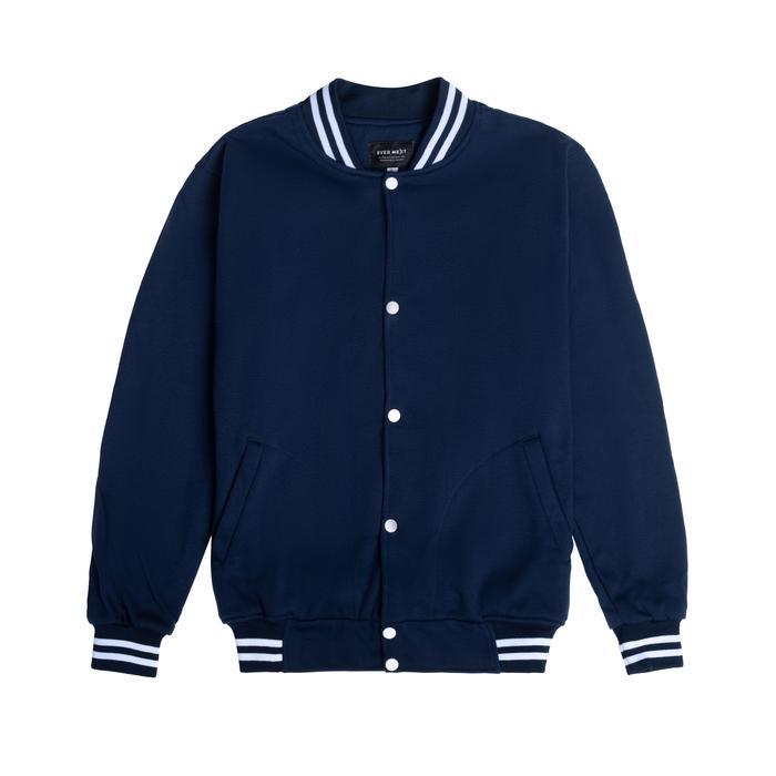 Eiger - EVERNEXT - Jaket Varsity Pria Dallas Jaket Cowok Baseball Jaket Fleece Jaket Casual Pria