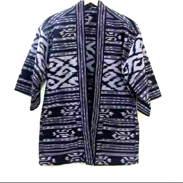 BAJU KIMONO PRIA TENUN ETNIK TORAJA NTT PAPUA TROSO JEPARA