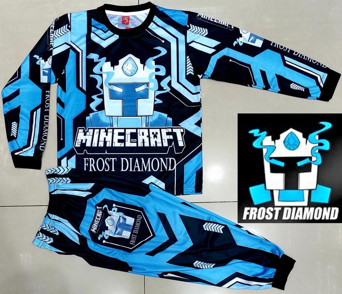 SETELAN ANAK MINECRAFT | SETELAN ANAK DIAMOND FROST | SETELAN BAJU ANAK KEKINIAN VIRAL DI TIKTOK | B